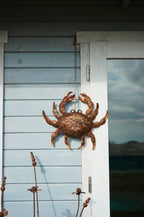 Large rusty metal Crab. Wall art sculpture image 1