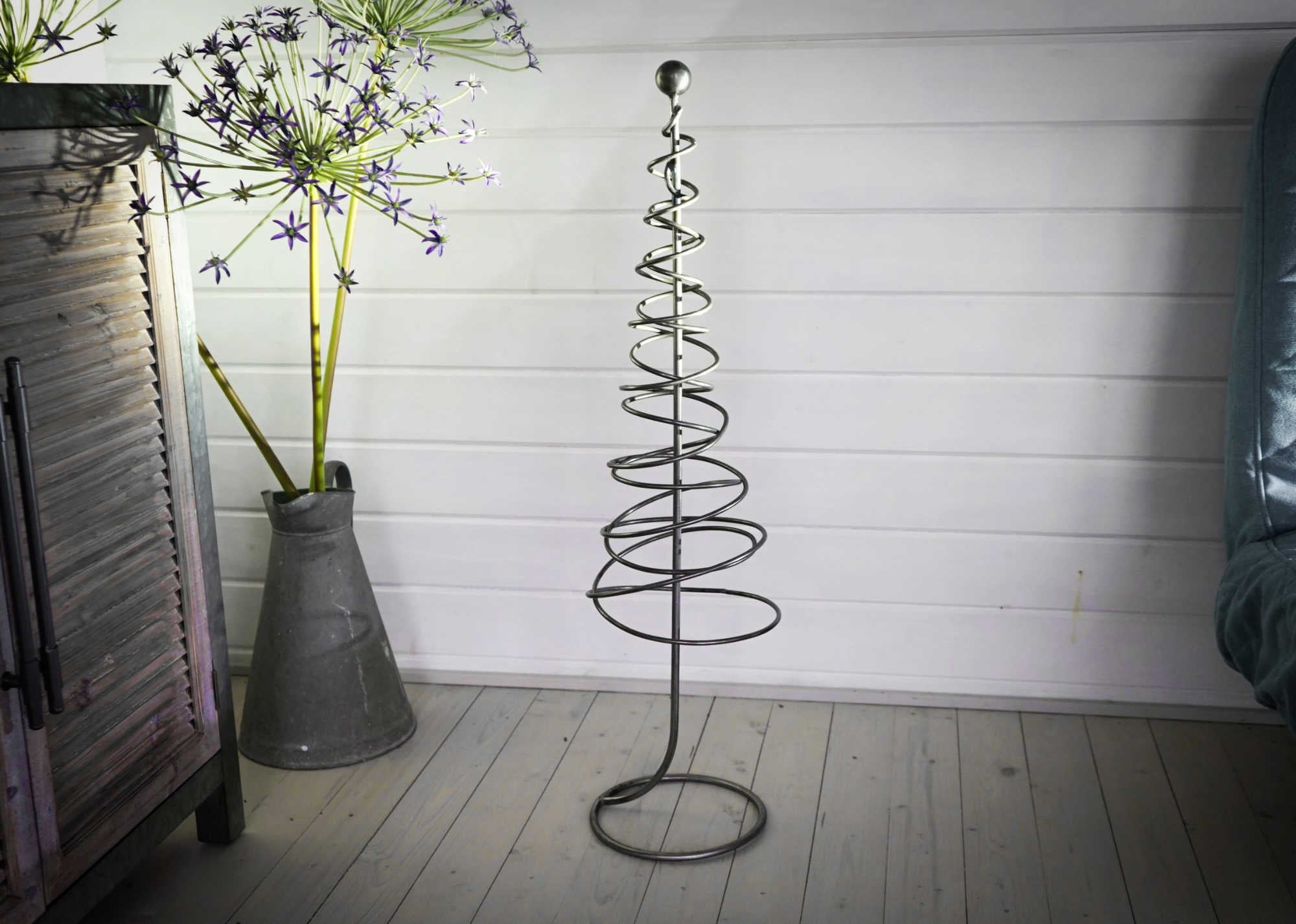 Metal Tree sculpture with stand image 5