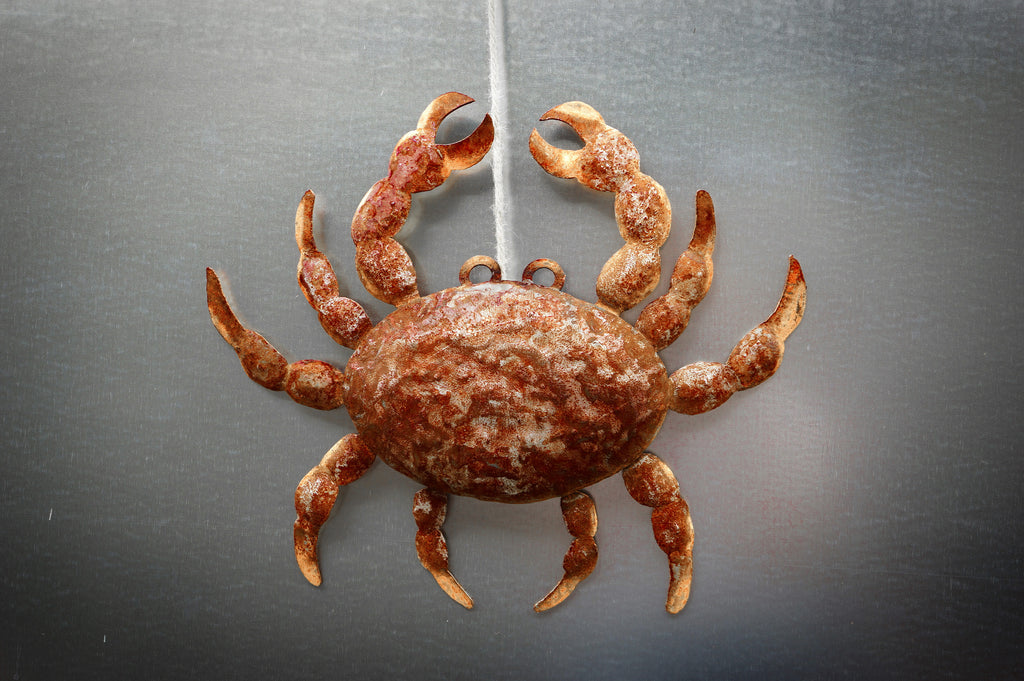 Large rusty metal Crab. Wall art sculpture image 7