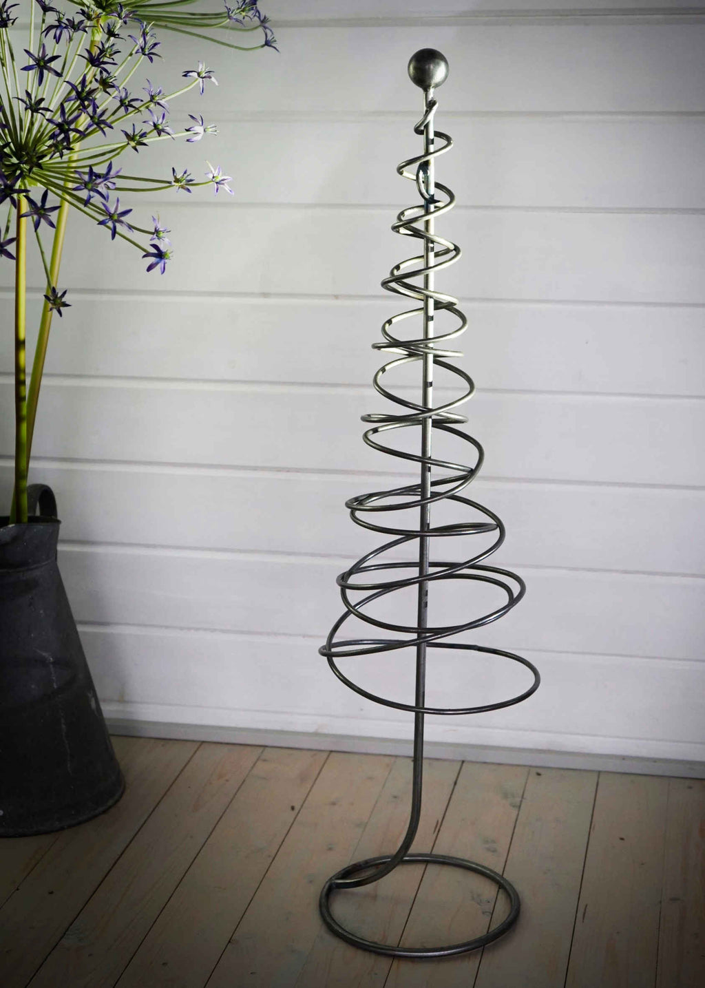Metal Tree sculpture with stand image 0