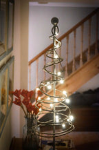 Metal Tree sculpture with stand image 1