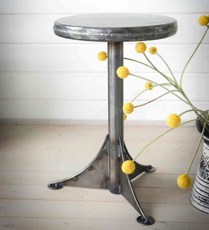 Steel tripod stool